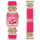 xDfind Chinese Knot Nylon Rainbow Braided Magnetic Buckle Watch Band, For Apple Watch 42 / 44 / 45 / 46 / 49mm, For Apple Watch 38 / 40 / 41 / S11 42mm