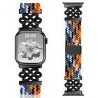 xDfind Chinese Knot Nylon Rainbow Braided Magnetic Buckle Watch Band, For Apple Watch 42 / 44 / 45 / 46 / 49mm, For Apple Watch 38 / 40 / 41 / S11 42mm
