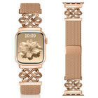 xDfind Chinese Knot Nylon Rainbow Braided Magnetic Buckle Watch Band, For Apple Watch 42 / 44 / 45 / 46 / 49mm, For Apple Watch 38 / 40 / 41 / S11 42mm - DealBuddy