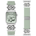 xDfind Chinese Knot Nylon Rainbow Braided Magnetic Buckle Watch Band, For Apple Watch 42 / 44 / 45 / 46 / 49mm, For Apple Watch 38 / 40 / 41 / S11 42mm
