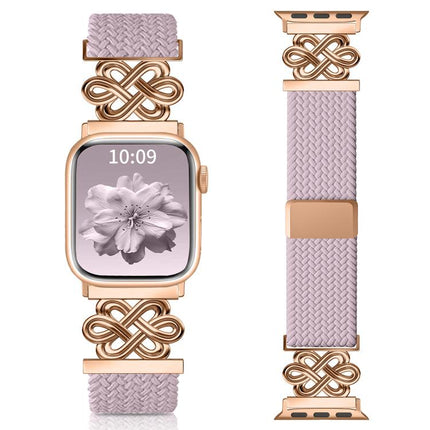 xDfind Chinese Knot Nylon Rainbow Braided Magnetic Buckle Watch Band, For Apple Watch 42 / 44 / 45 / 46 / 49mm, For Apple Watch 38 / 40 / 41 / S11 42mm