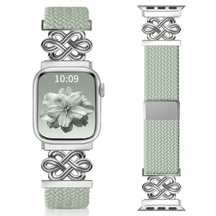 xDfind Chinese Knot Nylon Rainbow Braided Magnetic Buckle Watch Band, For Apple Watch 42 / 44 / 45 / 46 / 49mm, For Apple Watch 38 / 40 / 41 / S11 42mm