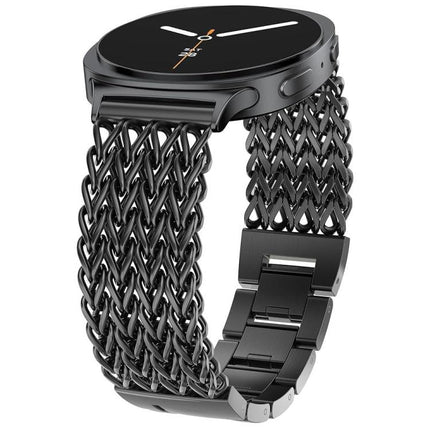 xDfind Herringbone Braided Stainless Steel Watch Band, For Samsung Galaxy Watch Ultra / Ultra 2025, For Samsung Galaxy Watch8 / Watch8 Classic - DealBuddy