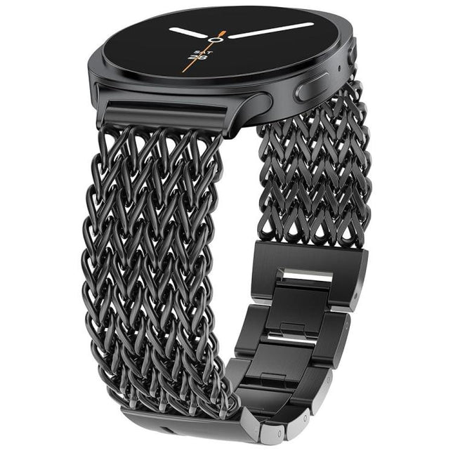 xDfind Herringbone Braided Stainless Steel Watch Band, For Samsung Galaxy Watch Ultra / Ultra 2025, For Samsung Galaxy Watch8 / Watch8 Classic - DealBuddy