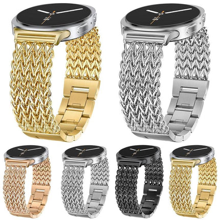 xDfind Herringbone Braided Stainless Steel Watch Band, For Samsung Galaxy Watch Ultra / Ultra 2025, For Samsung Galaxy Watch8 / Watch8 Classic - DealBuddy
