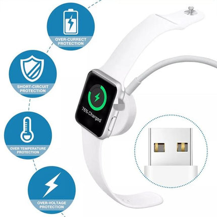 xDfind For Apple Watch Smart Watch Aluminum Alloy Charging Holder and USB Charger Set, Aluminum Alloy+USB - DealBuddy