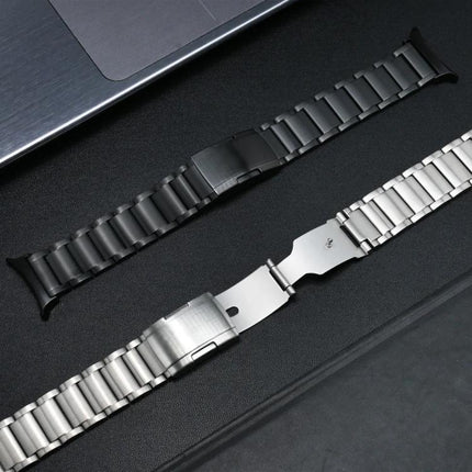 Three Beads Turtle Buckle Titanium Alloy Watch Band, For Samsung Galaxy Fit3 - DealBuddy