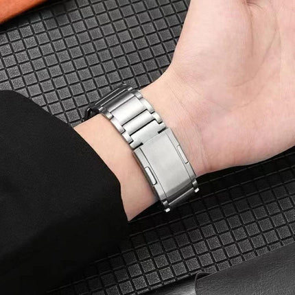 Three Beads Turtle Buckle Titanium Alloy Watch Band, For Samsung Galaxy Fit3 - DealBuddy
