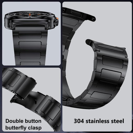 I-Shaped Flat Buckle Stainless Steel Watch Band, For Samsung Galaxy Ultra 47mm / Ultra 2025 - DealBuddy