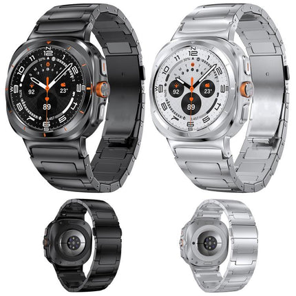 I-Shaped Flat Buckle Stainless Steel Watch Band, For Samsung Galaxy Ultra 47mm / Ultra 2025 - DealBuddy