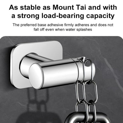 Stainless Steel Drill-Free Shower Head Holder 360 Degree Rotation Adjustable Universal Base - DealBuddy