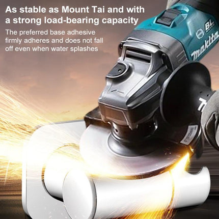 Stainless Steel Drill-Free Shower Head Holder 360 Degree Rotation Adjustable Universal Base - DealBuddy