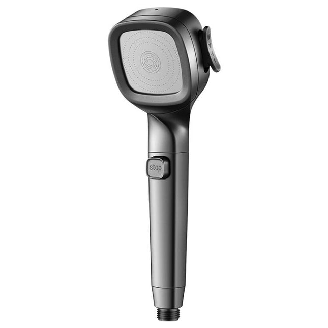 Multifunctional 4-Speed Pressurized Spray Gun Filter Shower Head with One Button Water Stop Function - DealBuddy