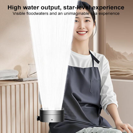 Multifunctional 4-Speed Pressurized Spray Gun Filter Shower Head with One Button Water Stop Function - DealBuddy