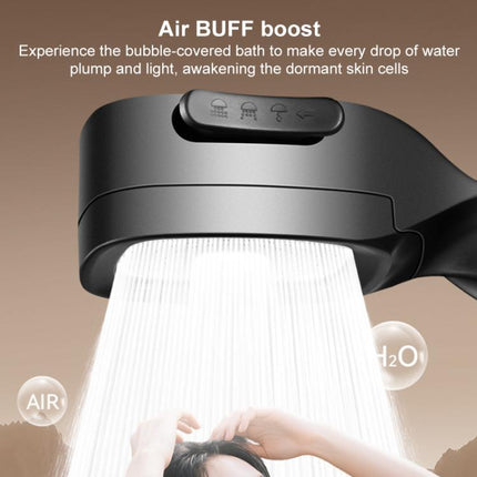 Multifunctional 4-Speed Pressurized Spray Gun Filter Shower Head with One Button Water Stop Function - DealBuddy