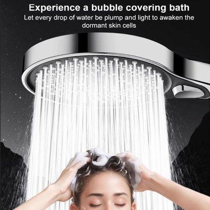 Portable 3-Setting Adjustable Pressurized Round Large Panel Shower Head Shower Nozzle - DealBuddy