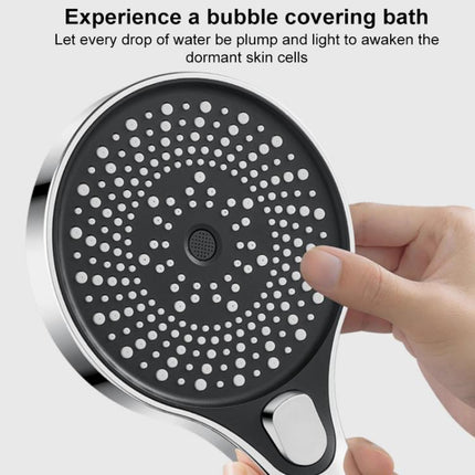 Portable 3-Setting Adjustable Pressurized Round Large Panel Shower Head Shower Nozzle - DealBuddy