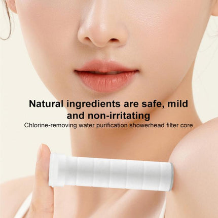 5pcs/Set Shower Head PP Cotton Skin Beautifying Water Filter Cartridge, 16.5 x 2.6cm - DealBuddy