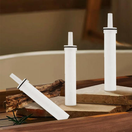 5pcs/Set Shower Head PP Cotton Skin Beautifying Water Filter Cartridge, 16.5 x 2.6cm - DealBuddy