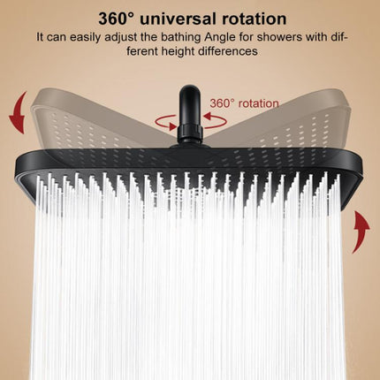 13 Inch Square Overhead Top Spray Pressurized Shower Head Shower Nozzle - DealBuddy