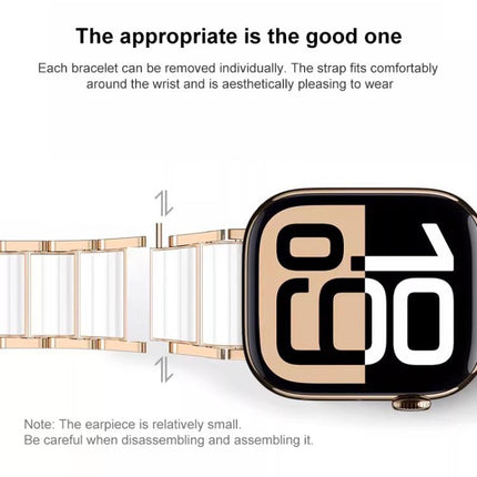 xDfind Ceramic Stainless Steel Watch Band, For Apple Watch 42 / 44 / 45 / 46 / 49mm, For Apple Watch 38 / 40 / 41 / S11 42mm - DealBuddy