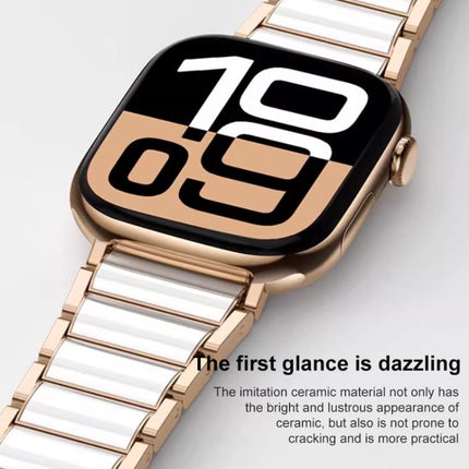 xDfind Ceramic Stainless Steel Watch Band, For Apple Watch 42 / 44 / 45 / 46 / 49mm, For Apple Watch 38 / 40 / 41 / S11 42mm - DealBuddy