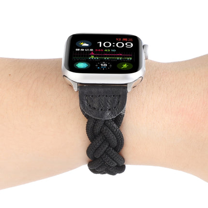 Elastic Woven Watchband For Apple Watch Series 6 & SE & 5 & 4 40mm / 3 & 2 & 1 38mm, 160mm - DealBuddy
