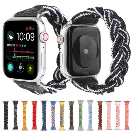 Elastic Woven Watchband For Apple Watch Series 6 & SE & 5 & 4 40mm / 3 & 2 & 1 38mm, 160mm - DealBuddy