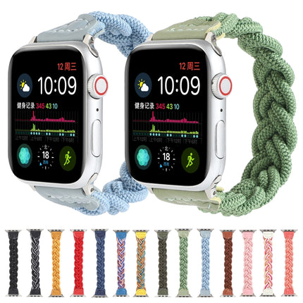 Elastic Woven Watchband For Apple Watch Series 6 & SE & 5 & 4 44mm / 3 & 2 & 1 42mm, 160mm - DealBuddy