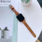 Double-sided Genuine Leather Replacement Strap Watchband, For Apple Watch Series 7  41mm / & 6 & SE & 5 & 4 40mm, For Apple Watch Series  7  45mm / & 6 & SE & 5 & 4 44mm - DealBuddy