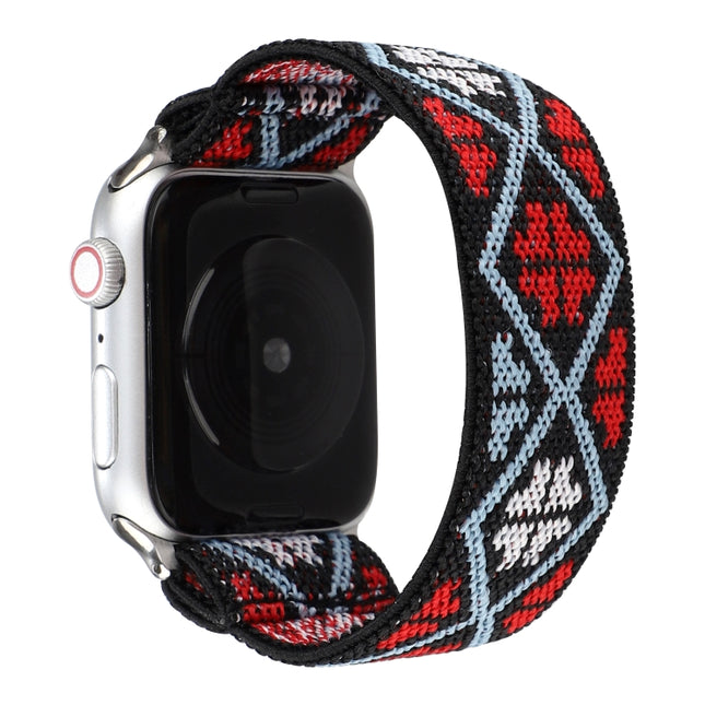 Nylon Replacement Strap Watchband, For Apple Watch Series 7  41mm / & 6 & SE & 5 & 4 40mm, For Apple Watch Series  7  45mm / & 6 & SE & 5 & 4 44mm