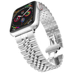 For Apple Watch Ultra 49mm / Series 8&7 45mm / SE 2&6&SE&5&4 44mm / 3&2&1 42mm / Silver