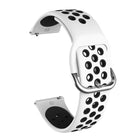 For Samsung Galaxy Watch Active2 44mm Two-color Silicone Replacement Strap Watchband