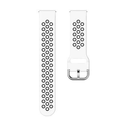For Samsung Galaxy Watch Active2 44mm Two-color Silicone Replacement Strap Watchband - DealBuddy