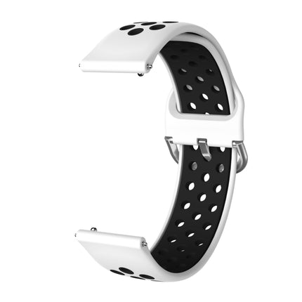 For Samsung Galaxy Watch Active2 44mm Two-color Silicone Replacement Strap Watchband - DealBuddy