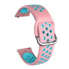 For Samsung Galaxy Watch Active2 44mm Two-color Silicone Replacement Strap Watchband - DealBuddy