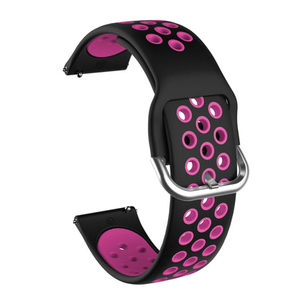 For Samsung Galaxy Watch Active2 44mm Two-color Silicone Replacement Strap Watchband - DealBuddy