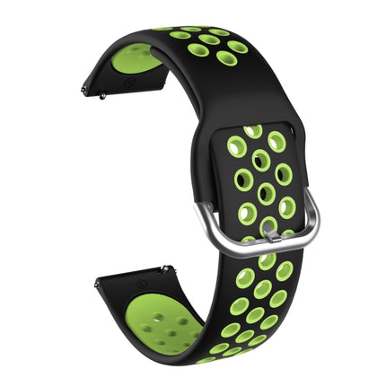 For Samsung Galaxy Watch Active2 44mm Two-color Silicone Replacement Strap Watchband - DealBuddy