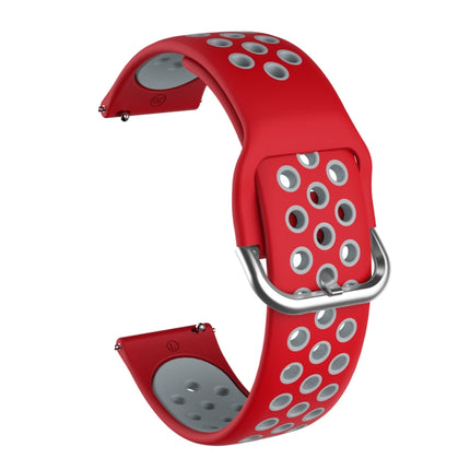 For Samsung Galaxy Watch Active2 44mm Two-color Silicone Replacement Strap Watchband - DealBuddy