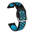 For Samsung Galaxy Watch Active2 44mm Two-color Silicone Replacement Strap Watchband - DealBuddy