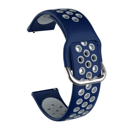 For Samsung Galaxy Watch Active2 44mm Two-color Silicone Replacement Strap Watchband - DealBuddy