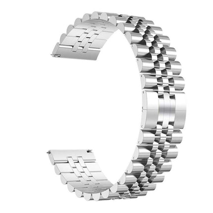 Five Beads Steel Replacement Strap Watchband, 20mm For Samsung Galaxy Watch 3 41mm, 22mm For Samsung Galaxy Watch 3 45mm, 20mm For Amazfit GTR 2 / Amazfit GTR 47mm, 22mm For Amazfit GTR 42mm, 20mm For Huawei Watch GT 2 42mm                             ... - DealBuddy