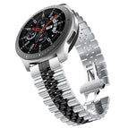 20mm For Samsung Galaxy Watch 3 41mm / Silver Black