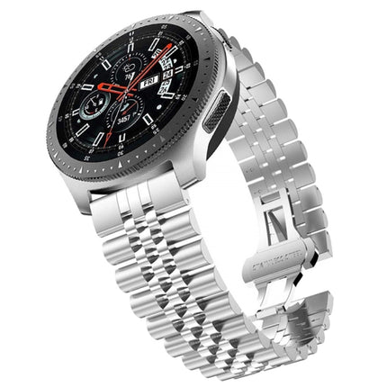 Five Beads Steel Replacement Strap Watchband, 20mm For Samsung Galaxy Watch 3 41mm, 22mm For Samsung Galaxy Watch 3 45mm, 20mm For Amazfit GTR 2 / Amazfit GTR 47mm, 22mm For Amazfit GTR 42mm, 20mm For Huawei Watch GT 2 42mm                             ... - DealBuddy