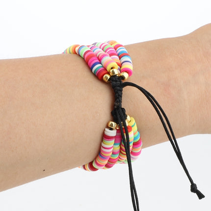 Bohemian Style Soft Ceramic Beaded Strap For Apple Series 6 & SE & 5 & 4 44mm / 3 & 2 & 1 42mm, For Apple Series 7 45mm / 6 & SE & 5 & 4 44mm / 3 & 2 & 1 42mm - DealBuddy