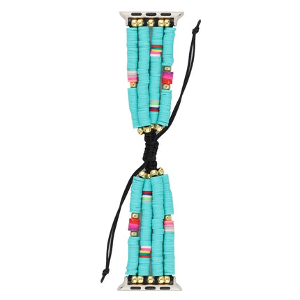 Bohemian Style Soft Ceramic Beaded Strap For Apple Series 6 & SE & 5 & 4 44mm / 3 & 2 & 1 42mm, For Apple Series 7 45mm / 6 & SE & 5 & 4 44mm / 3 & 2 & 1 42mm - DealBuddy