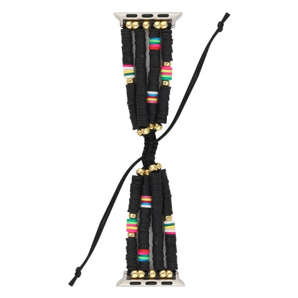 Bohemian Style Soft Ceramic Beaded Strap For Apple Series 6 & SE & 5 & 4 44mm / 3 & 2 & 1 42mm, For Apple Series 7 45mm / 6 & SE & 5 & 4 44mm / 3 & 2 & 1 42mm - DealBuddy