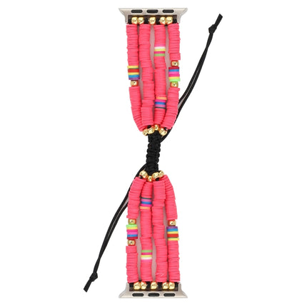 Bohemian Style Soft Ceramic Beaded Strap For Apple Series 6 & SE & 5 & 4 44mm / 3 & 2 & 1 42mm, For Apple Series 7 45mm / 6 & SE & 5 & 4 44mm / 3 & 2 & 1 42mm - DealBuddy