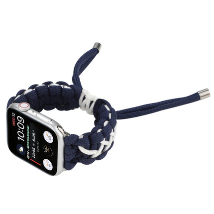 Braided Umbrella Cord Strap, For Apple Series 7 41mm / 6 & SE & 5 & 4 40mm / 3 & 2 & 1 38mm, For Apple Series 7 45mm / 6 & SE & 5 & 4 44mm / 3 & 2 & 1 42mm - DealBuddy