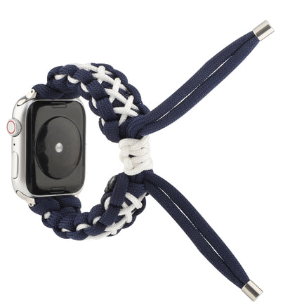 Braided Umbrella Cord Strap, For Apple Series 7 41mm / 6 & SE & 5 & 4 40mm / 3 & 2 & 1 38mm, For Apple Series 7 45mm / 6 & SE & 5 & 4 44mm / 3 & 2 & 1 42mm - DealBuddy